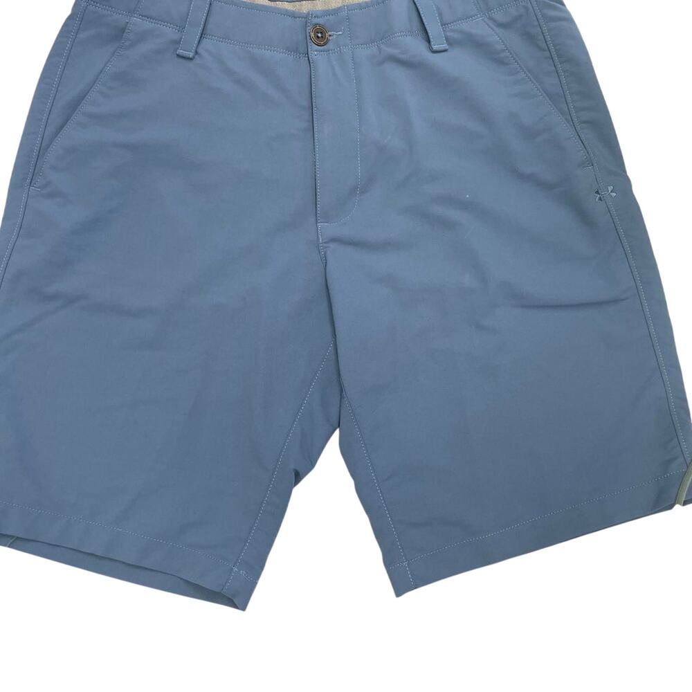 A.Under armour blue shorts size